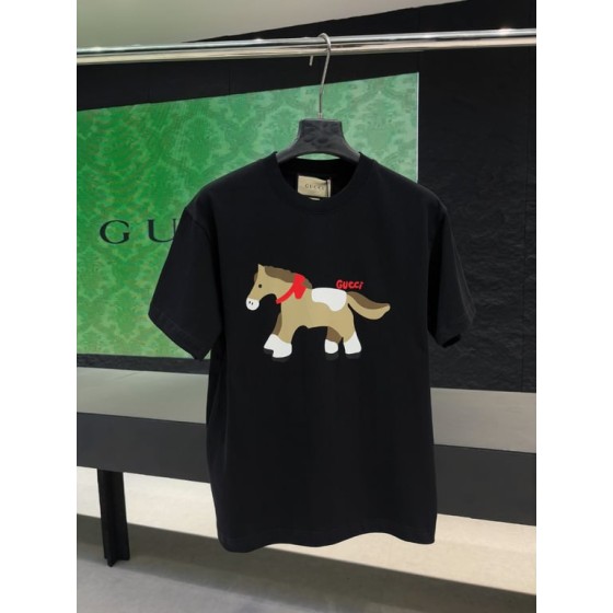 Gucci Early Spring Collection High-Weight Short-Sleeve